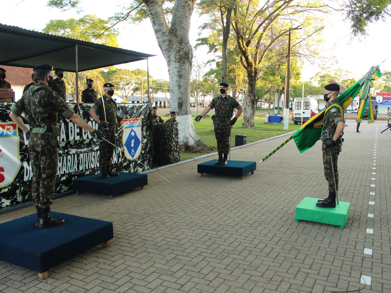 Passagem de Comando na Bia C AD/3 - Comando da 3ª Divisão de Exército